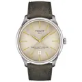 Tissot Chemin des Tourelles Powermatic 80 T139.407.16.261.00 Green Leather Strap Watch