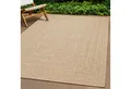 the carpet Outdoorteppich Kansas, rechteckig, Höhe: 10 mm, moderner robuster In und Outdoor Teppich Jute Look