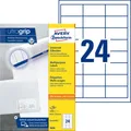 Avery Zweckform® 3658 3658 Universal-Etiketten - 64,6 x 33,8 mm, weiß, 2.400 Eti