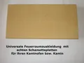 40 x 20 x 3 cm Schamotte Platten für die Feuerraumauskleidung Kamin Kaminofen