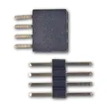 world-trading-net - 20er Set Miniatur Steckverbinder 4-polige, Rastermaß 1,27mm, Metallkontakte, Bronze beschichtet, Strom 1A, Spannung 30V