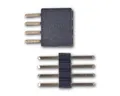 world-trading-net DIN-Stecker 20 Paar Mini Steckverbinder RM1,27mm, 4-polig