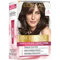 LOreal-Paris Haarfarbe ColorationExcellence 3-Fach Pflege Creme Farbe 4 Mittelbraun 1 Stk. (6,99 € / 1 Stk.)