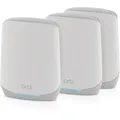 Orbi WiFi6 Tri-Band Mesh System 3er Set, Mesh Router weiß