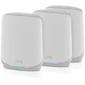 NETGEAR Orbi AX5400 WLAN Mesh-System RBK763S - Router + 2 Satelliten bis zu 5.4 Gbit/s, 525m2, inkl. 1 Jahr Armor Lizenz Advanced Cyber Threat Prot