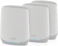 NETGEAR Orbi RBK763S - WLAN-System (Router, 2 Extender) - Netz - GigE - 802,11a/b/g/n/ac/ax - Tri-Band (RBK763S-100EUS)