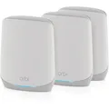 Netgear Orbi WiFi6 Tri-Band Mesh System 3er Set, Mesh Router, weiß