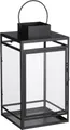 Mica Laterne Storm schwarz aus Eisen 36 x 19 x 19,5 cm