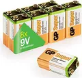 GP Batteries GP1604A-2LB8 9 V Block-Batterie Alkali-Mangan 9 V 8 St. (030E1604ALB8)