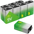 GP AL8 9-VOLT - Alkaline Batterie, 9-V-Block, 8er-Pack