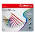 STABILO CarbOthello Kreidestifte farbsortiert 24 St. - 1 Pack = 24 St. 1424-6