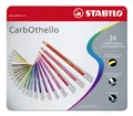 STABILO Pastellkreidestift CarbOthello, 24er Metall-Etui