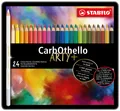 Pastellkreidestift - STABILO CarbOthello - ARTY+ - 24er Metalletui - mit 24 vers