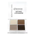 Quattro Eyeshadow Palette benecos vegan 4 Farben Coffee & Cream Naturkosmetik