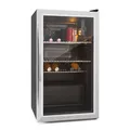 Klarstein Beersafe XXL Kühlschrank 80 Liter 3 Böden Panoramaglastür Edelstahl 10027673