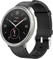 Amazfit Active 2 - Premium Version - intelligente Uhr mit Riemen - Leder - schwarz - Handgelenkgröße: 150-210 mm - Anzeige 3.4 cm (1.32")