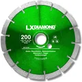LXDIAMOND Diamant-Trennscheibe 200mm x 25,4mm Beton Pflaster-Steine Brückensäge