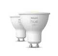 Philips Hue intelligente LED-Glühbirnen GU10 2x4.2W 2700K 2 Stück - 23023100