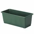 Thermo geli Plastic BLUMENKASTEN ,,Standard" 60cm Gruen Blumentopf Planzentopf