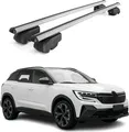 Dachträger Grundtäger für Renault Austral 2022-2025 75kg Aluminium Silber 2 tlg