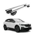 Dachträger Grundtäger für Renault Austral 2022-2026 75kg Aluminium Silber 2 tlg