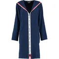 Cawö Bademäntel Damen Reißverschluss mit Kapuze Sea Salt Sand 3101 Navy - 133