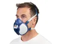 Atemschutzmaske 3M 4251+, Typ A1P2, gegen organische Dämpfe, mit integrierten Filtern und Ventilen, wiederverwendbar, blau-weiß, 1 Stück