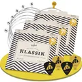 BELFORT® Gitarrensaiten Konzertgitarre, Saiten für klassische Gitarre aus Nylon und Silber, Akustikgitarre (3er Saiten Set) inkl. 4 Plektren + extra hoher E-Saite für Konzert Gitarren (Guitar Strings)