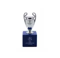 UEFA Champions League Dekoobjekt UEFA CL 45mm Pokalreplika auf Holzpodest