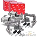 TRW BREMSSATTEL-SATZ +HALTER HINTEN FÜR AUDI A3 SEAT IBIZA SKODA FABIA VW GOLF