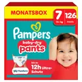 Pampers Baby Dry Pants Gr. 7 Extra Large 17+kg Windeln, 126 Stück, Monatsbox