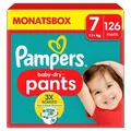Pampers Windeln - Baby Dry Pants Gr.7 Extra Large 17+kg - Monatsbox - 126St.