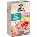 Quaker Instant Oatmeal - Fruit & Cream Variety 404g, 1er Pack (1 x 404 g)