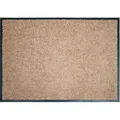 Astra FUßMATTE Proper Tex uni, Sand, Textil, rechteckig, 40x60 cm, rutschfest, schmutzabweisend, Teppiche & Böden, Fuß & Stufenmatten, Fußmatten und Schmutzfangmatten