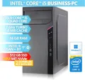 BRAINZAP Intel Core i5 Quad-Core Office / Business PC, 16 GB RAM, 512 GB NVMe SSD, WLAN, BT Bluetooth Windows 11
