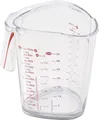 Leifheit Messbecher 1L, mit mehrsprachigen Messskalen für Mehl, Zucker und Flüssigkeiten, gummierter Boden, spülmaschinengeeignet, ideal zum Backen und Kochen, measuring cup, Messkanne