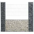 ESTEXO Gabionenwand Spiral-Steingabione Gabione Steinkorb Drahtkorb Gabionenkorb Sichtschutz Mauer (160x20x150 cm)