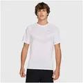 Nike Laufshirt M NK DFADV STRIDE SS TOP sportliche Passform, Kurzarm, für Lauftraining, atmungsaktiv weiß L (52/54)