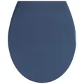 WENKO WC-Sitz "Samos", Duroplast, oval, mit Softclose-Funktion - blau