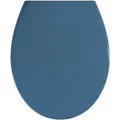 Wenko Premium WC-Sitz Samos Slate Blue Duroplast mit Absenkautomatik Blau