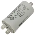 Lumonic Anlaufkondensator 416.10.82 B [inkl. Stecker 6,3x0,8mm] | Motorkondensator 6µF 400V 30x56mm I Kondensator im isolierten Kunststoffgehäuse