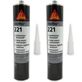 Sikaflex 221 Dichtstoff Karosseriekleber weiß 2x 300ml Dichtmasse überlackierbar