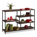 Regal Vintage Bücherregal Sideboard mit Ablagen Konsolentisch im Flur 5 Ablagen