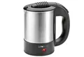 Reisewasserkocher Edelstahl 0,5L 1000W schwarz mit 2 Tassen