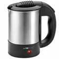 Clatronic Reise-Wasserkocher WKR 3624 0,5 Liter 1000W edelstahl/schwarz
