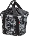 KLICKfix Reisenthel Bikebasket Lenkertasche mit Aluminumrahmen Fleur-schwarz