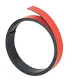 FRANKEN Magnetband, 100 cm x 5 mm, beschriftbar, zuschneidbar, rot, M801 01