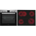 Backofen Herdset Einbau Kochfeld Glaskeramik rahmenlos Respekta HS3000-33