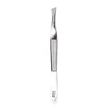 Niyok® Pinzette aus Solingen mit schräger Spitze • Made in Germany • Augenbrauenpinzette für Gesichtspflege zum Zupfen von Augenbrauen, Barthaaren & Härchen • Profi Zupfpinzette