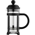 bodum PRESS JAVA Kaffeebereiter Transparent, Schwarz Fassungsvermögen Tassen=3 Glaskanne